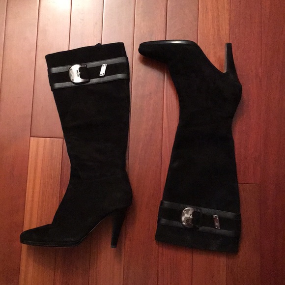 Cole Haan Shoes - Cole Haan Black Suede Boots